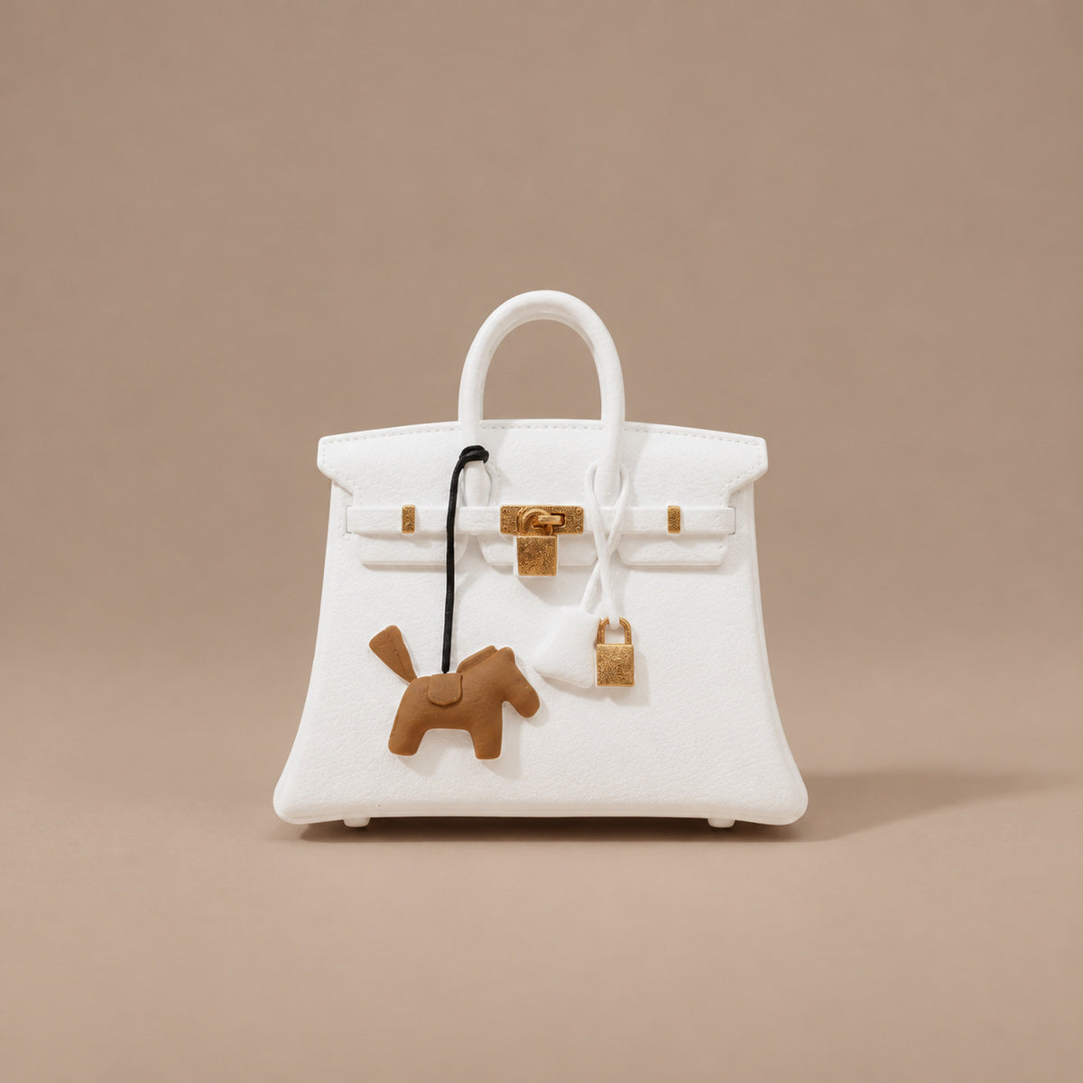Mini sac diffuseur de parfum voiture blanc