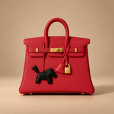 Mini sac diffuseur de parfum voiture rouge