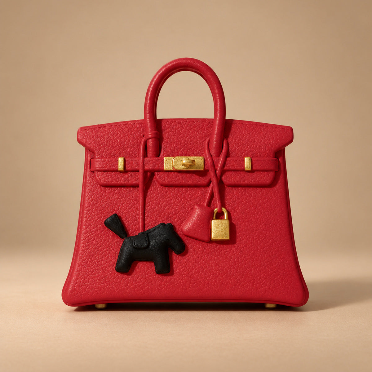 Mini sac diffuseur de parfum voiture rouge