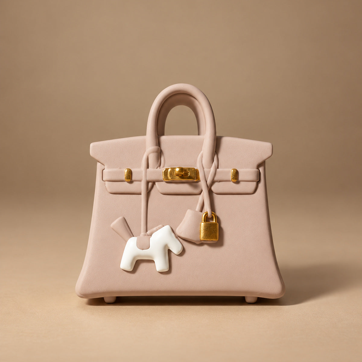 Mini sac diffuseur de parfum voiture taupe