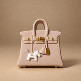Mini sac diffuseur de parfum voiture taupe