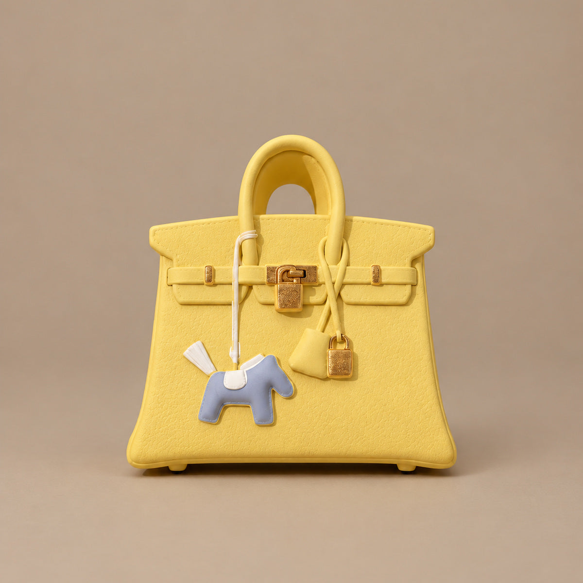 Mini sac diffuseur de parfum voiture jaune