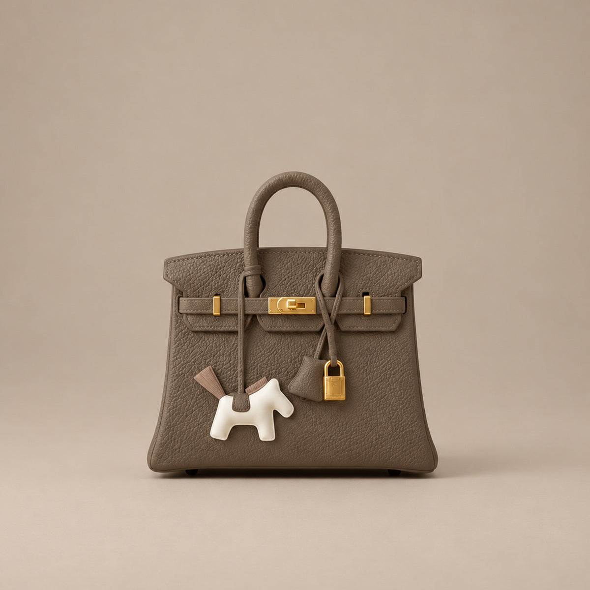 Mini sac diffuseur de parfum voiture marron