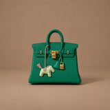 Mini sac diffuseur de parfum voiture vert émeraude