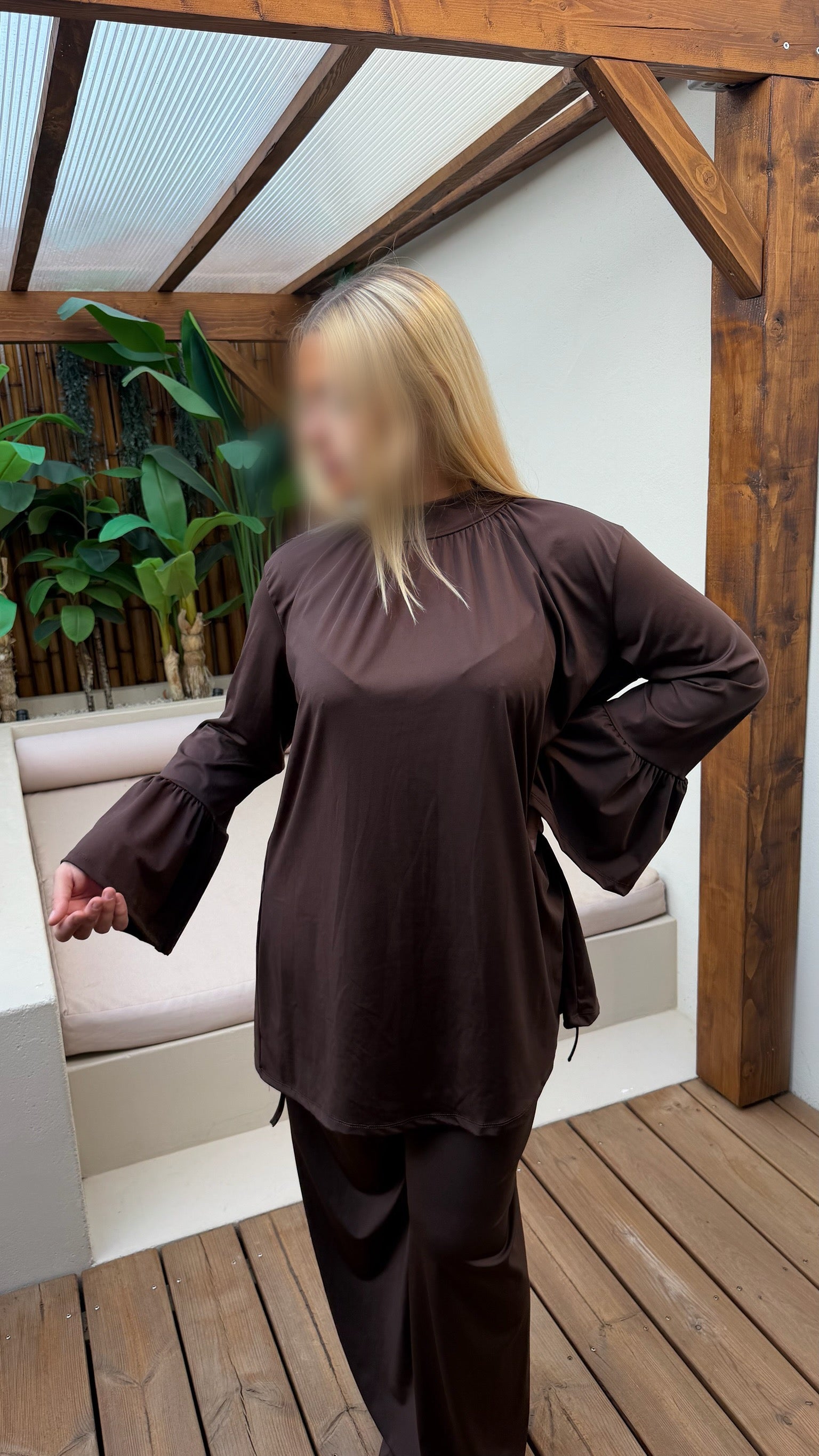 Burkini mocha • VOILE INCLUS